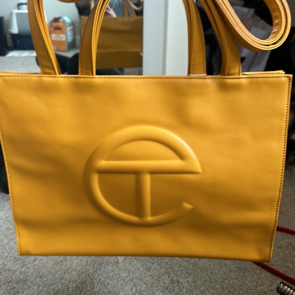 Brand new with tags Mustard Telfar Medium Tote - FREE shipping